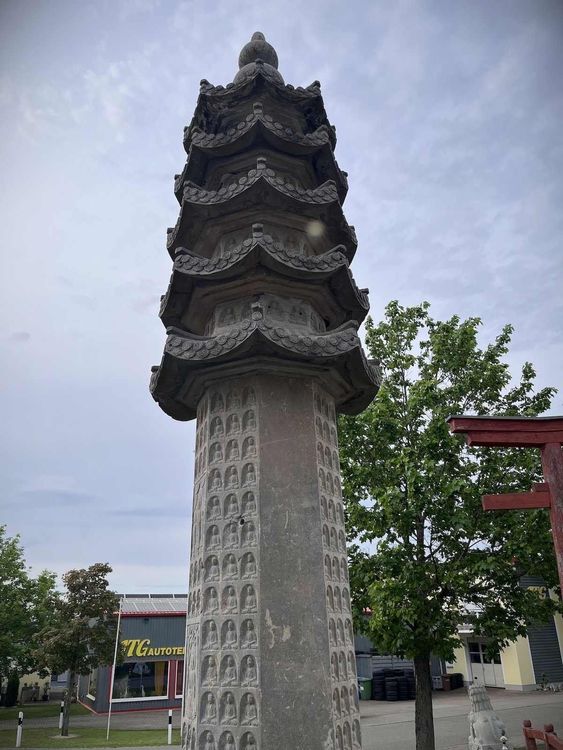 Buddha Tempel Pagode 8m groß Naturstein Tibet China Garten Kaufen auf