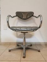 Chaise de bureau en structure acier, Space Age 70s