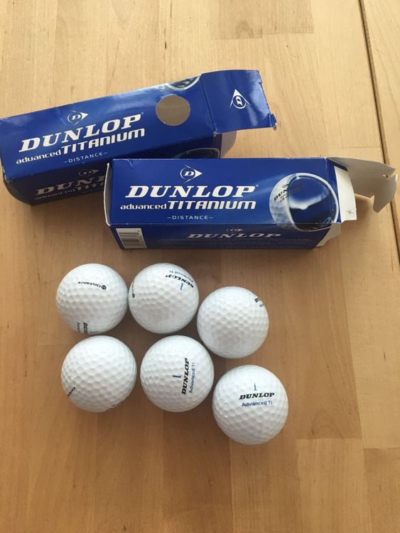 Dunlop 6 Golfbälle Advanced Titanium neu OVP Kaufen auf Ricardo