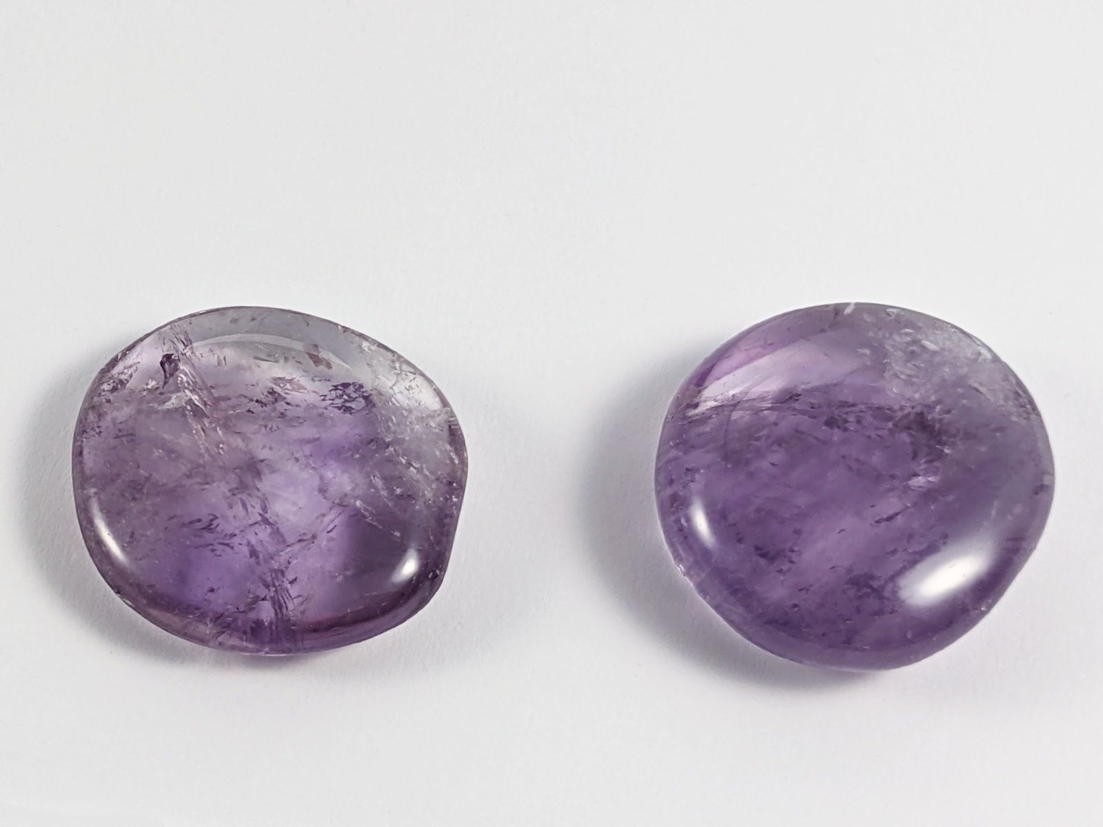 Minerali & Pietre curative: Amethyst 28mm 2Stk. 20 Gramm – Nuovo e nell'imballaggio originale da Meilen venduto da StoneGarden