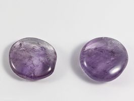 Amethyst 28mm 2Stk. 20 Gramm