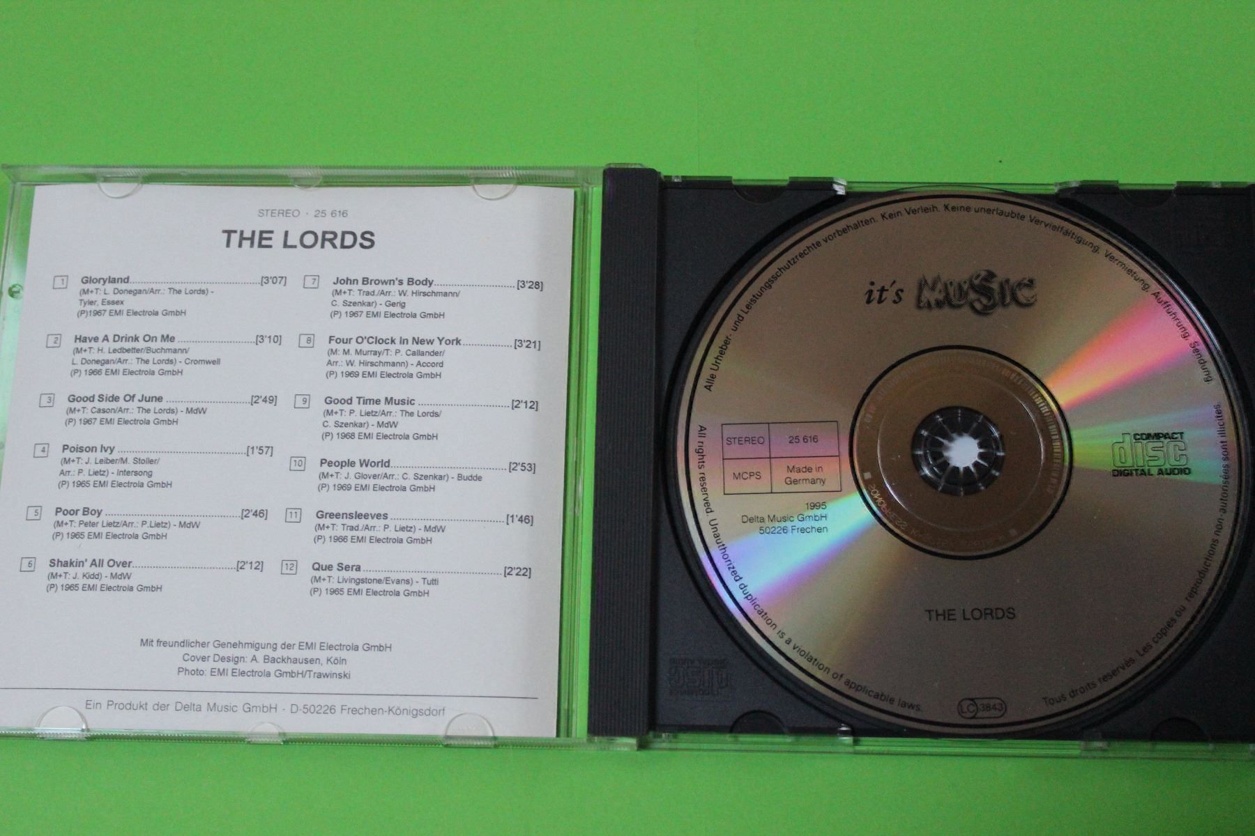 CD: THE LORDS ("German Beatles") - THE LORDS CD – Usato da Tübach venduto da JamesStone 2