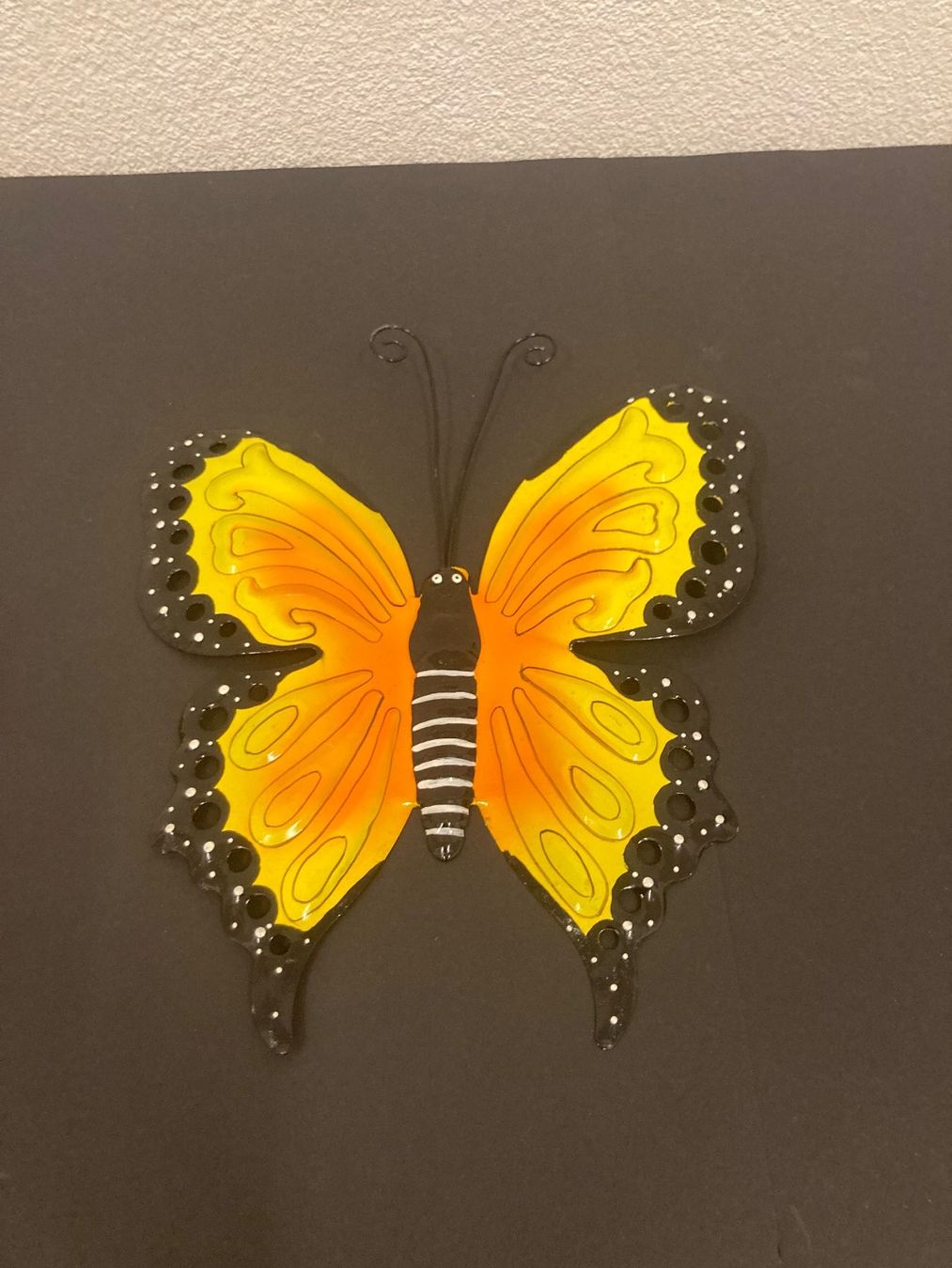 Tutte le decorazioni: Schmetterling aus Blech, ca. 38 x 30 cm – Nuovo (secondo la descrizione) da Neuenhof venduto da jorogo 2