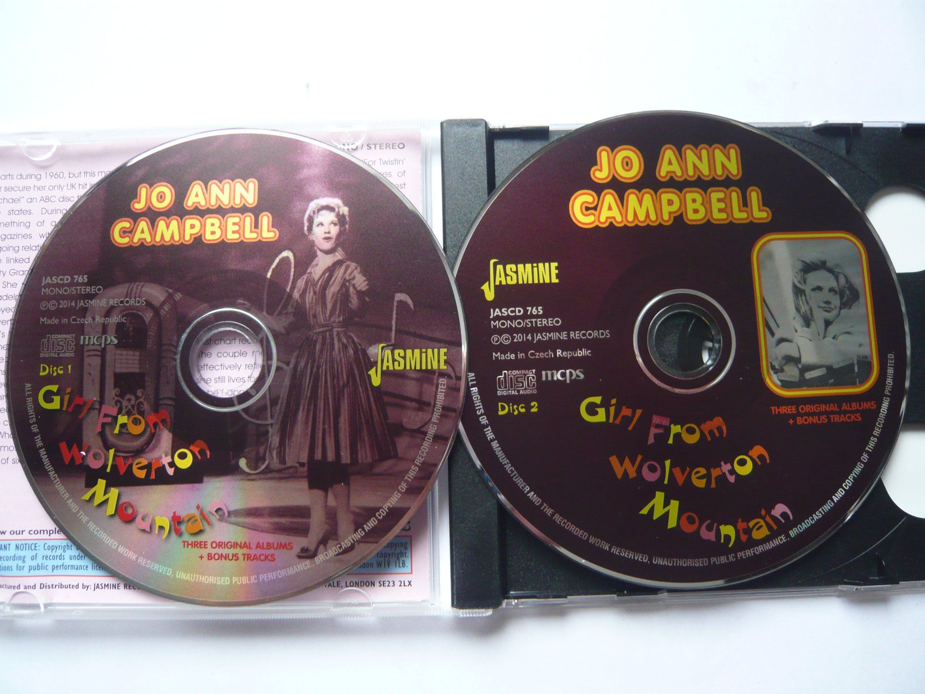 CD: JO ANN CAMPBELL Girl From Wolverton Mountain – Usato da Winterthur venduto da Cajun 1