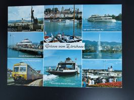Schiff Zürichsee Grüsse vom See ungelaufen