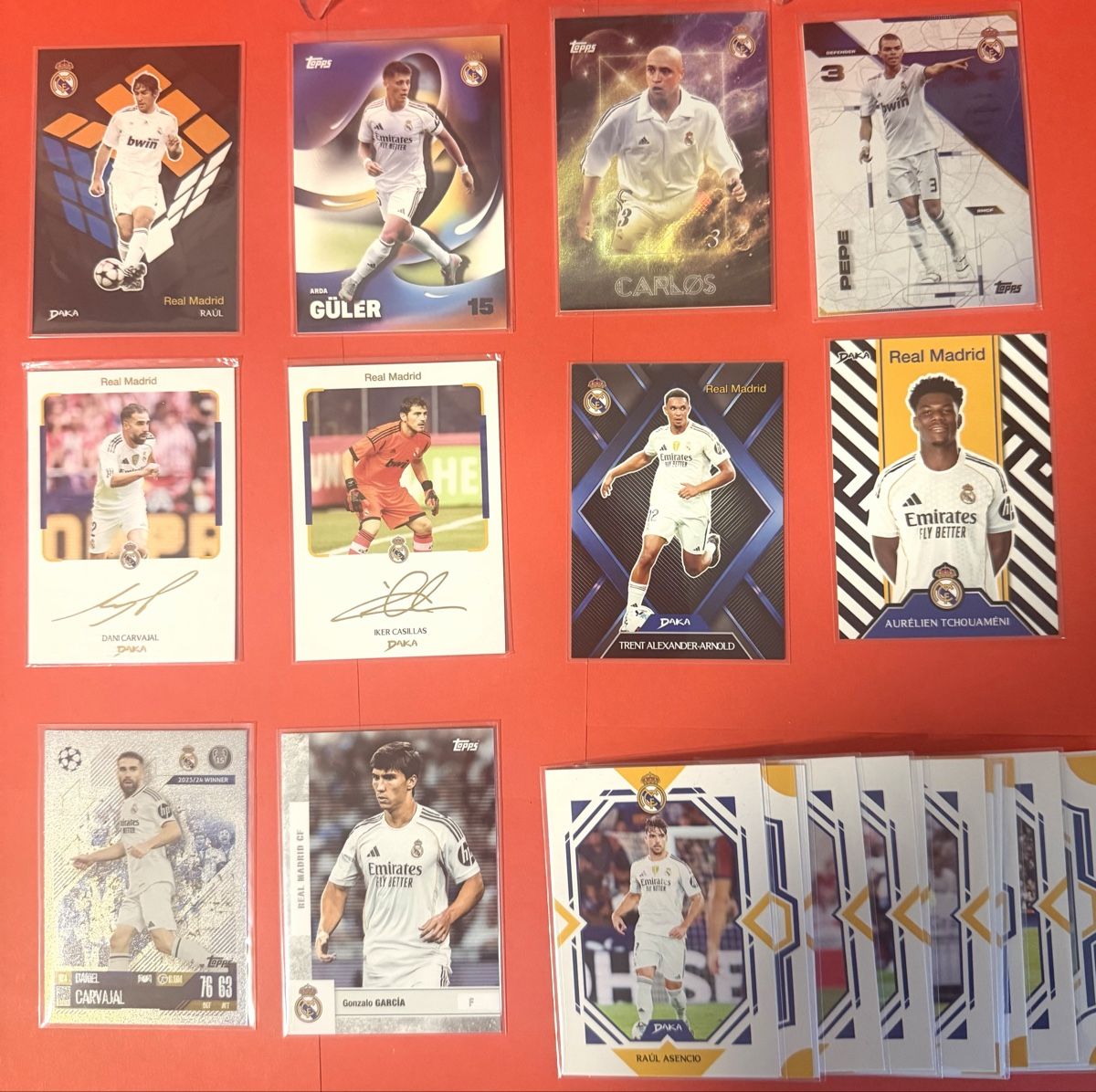 Topps Sammelbilder & Trading cards: Topps Real Madrid Sammlung inklusive Autogramm – Neu (gemäss Beschreibung) aus Embrach von BenzosCards 2