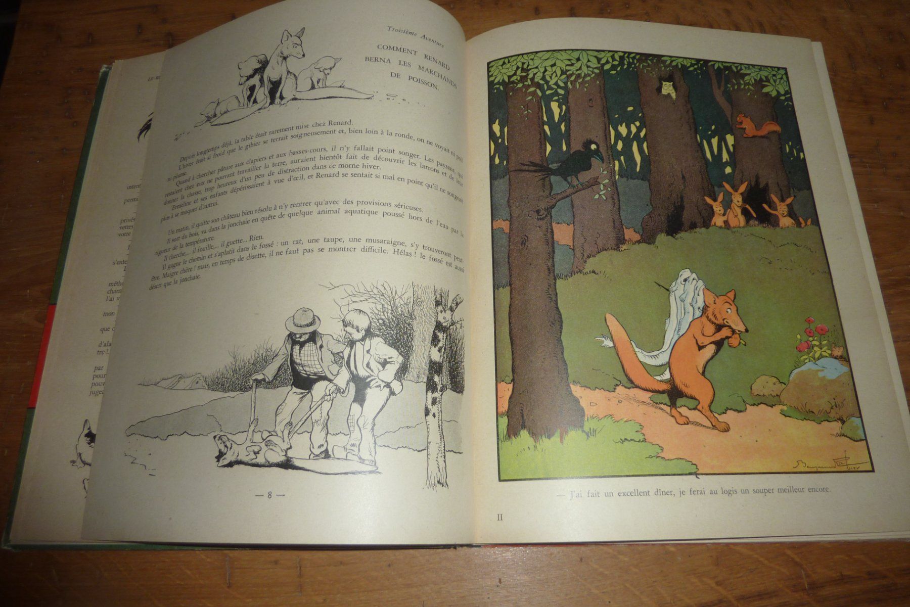 Libri: Roman du Renard, Benjamin Rabier, Illustrations,Bilderbuch – Usato da Lausen venduto da akira003 4