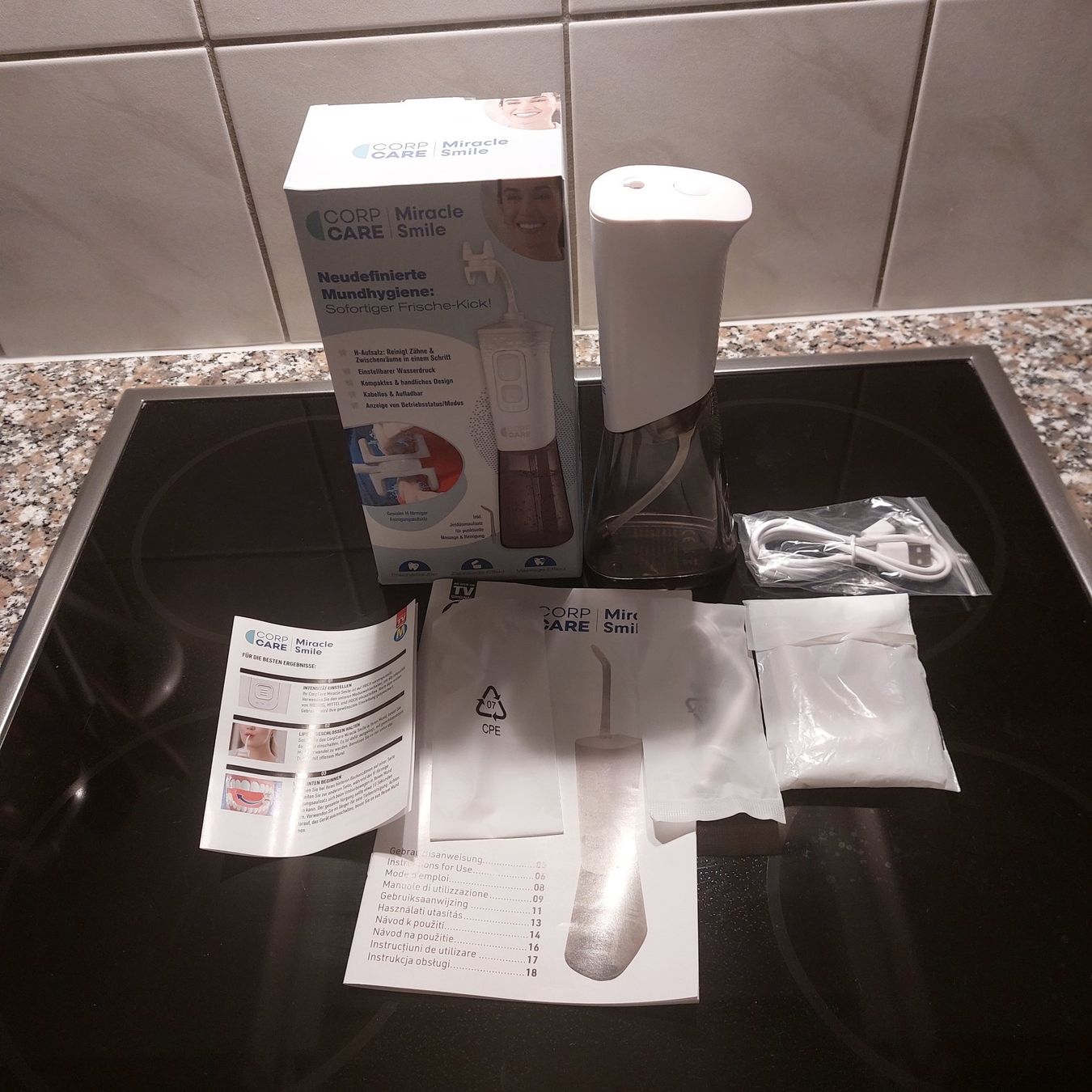 Cura dei denti: Corp Care Miracle Smile Munddusche – Usato da Samstagern venduto da Bladetigi 1