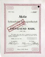 Schlosshotel-AG zu Gotha, Gotha - 1923