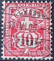 1894 ZIffer 61B Voll-⦿ Rapperswil SG