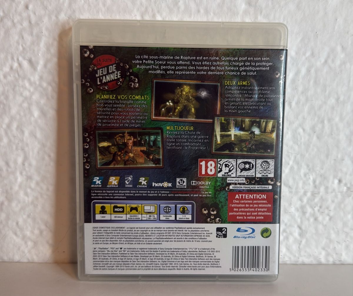 Sony Jeux: BioShock 2 for PlayStation 3 - PS3 Game – D'occasion à Ehrendingen par bubulence 1