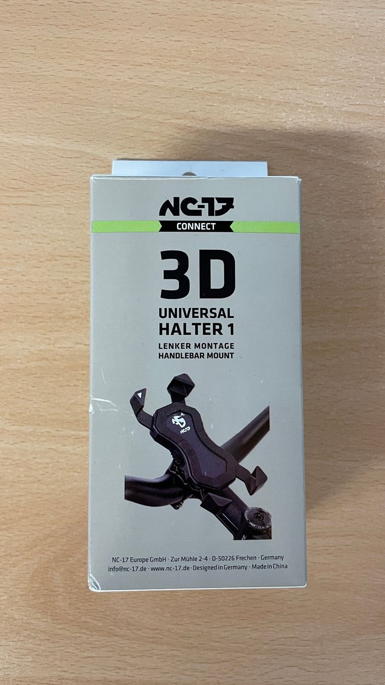 Fahrradhalterungen: NC-17 3D Handyhalterung - Lenkermontage – Neu und originalverpackt aus Glattfelden von cybermaxx