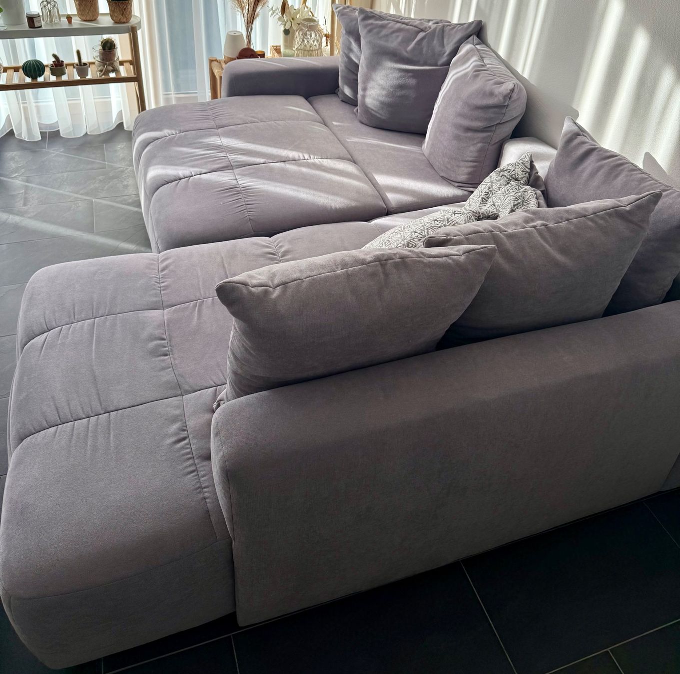Sofas: Ecksofa grau mit Schlaffunktion, gebraucht – D'occasion à Chur par marioedav 3