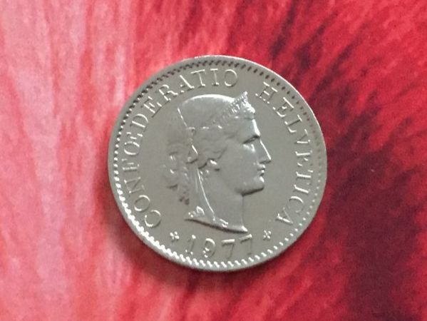 Tutti le monete: 5 Rappen 1977 vz – Usato da Elsau venduto da herbybay