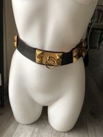 Ceinture Hermès Collier de Chien vintage noire