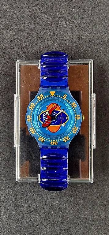 Montres: Swatch Scuba Under Pressure Sdn115 – D'occasion à Bassersdorf par Zwoebschi
