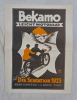 Leicht Motorrad Bekamo Prospekt 1923 (Reprint) Neu