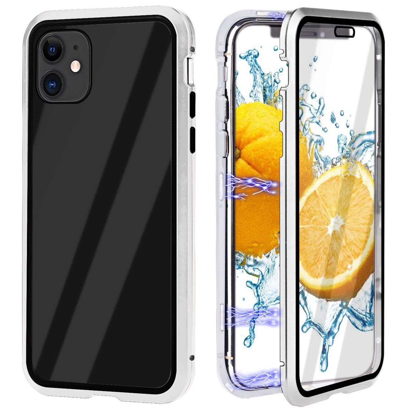 Cover & Protezioni schermo: iphone 11 pro - Etui metal solide avec double face de verre – Nuovo e nell'imballaggio originale da Morges venduto da DigiAC 3