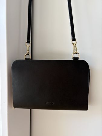 ECCO Schwarze Tasche cross-body Leder