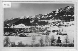 Saanen im Winter en hiver