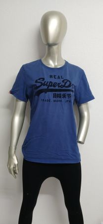 Superdry T-Shirt Blau Grösse L guter Zustand