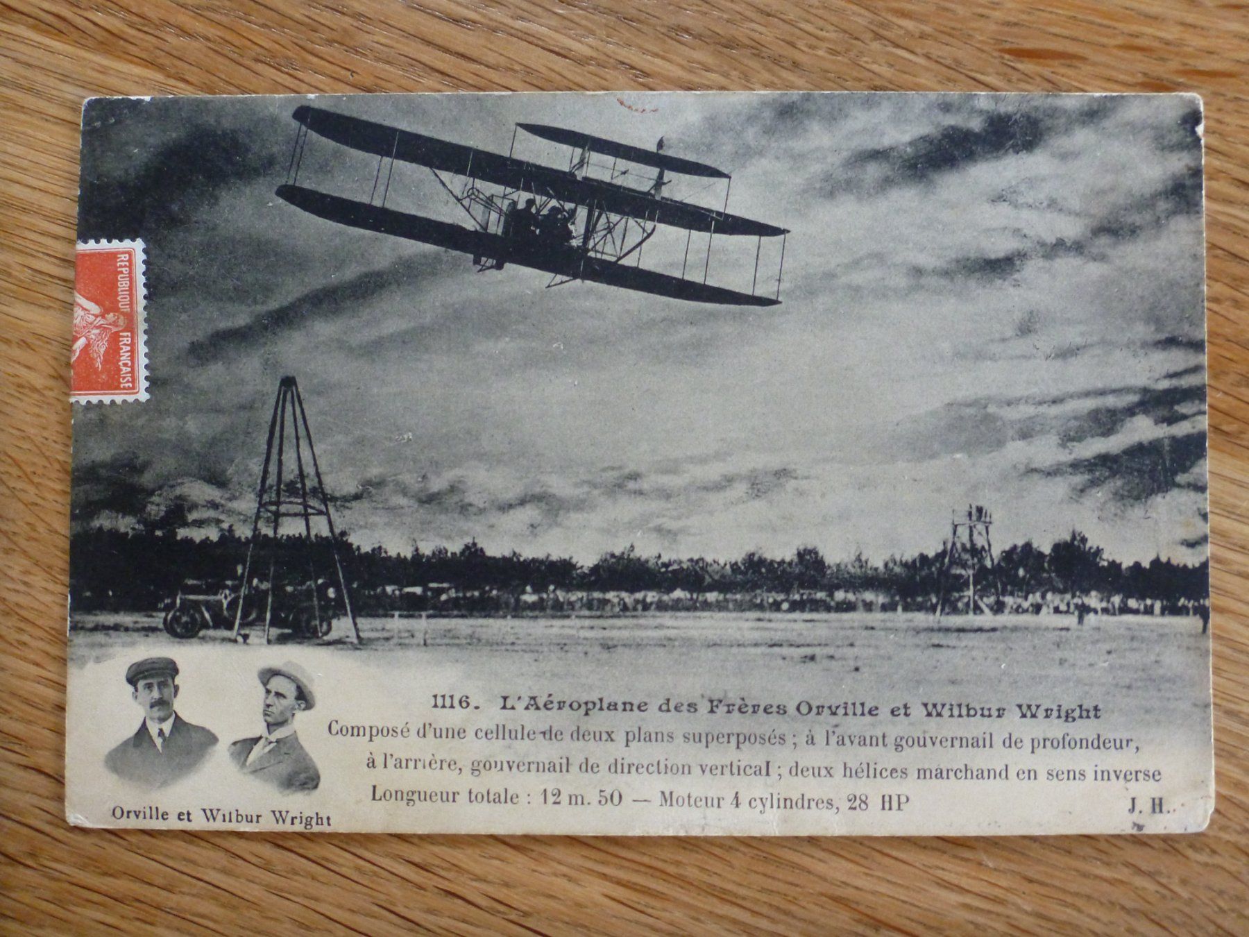 Ansichtskarten: Orville und Wilbur Wright – Gebraucht aus Eschen von Nerger1918