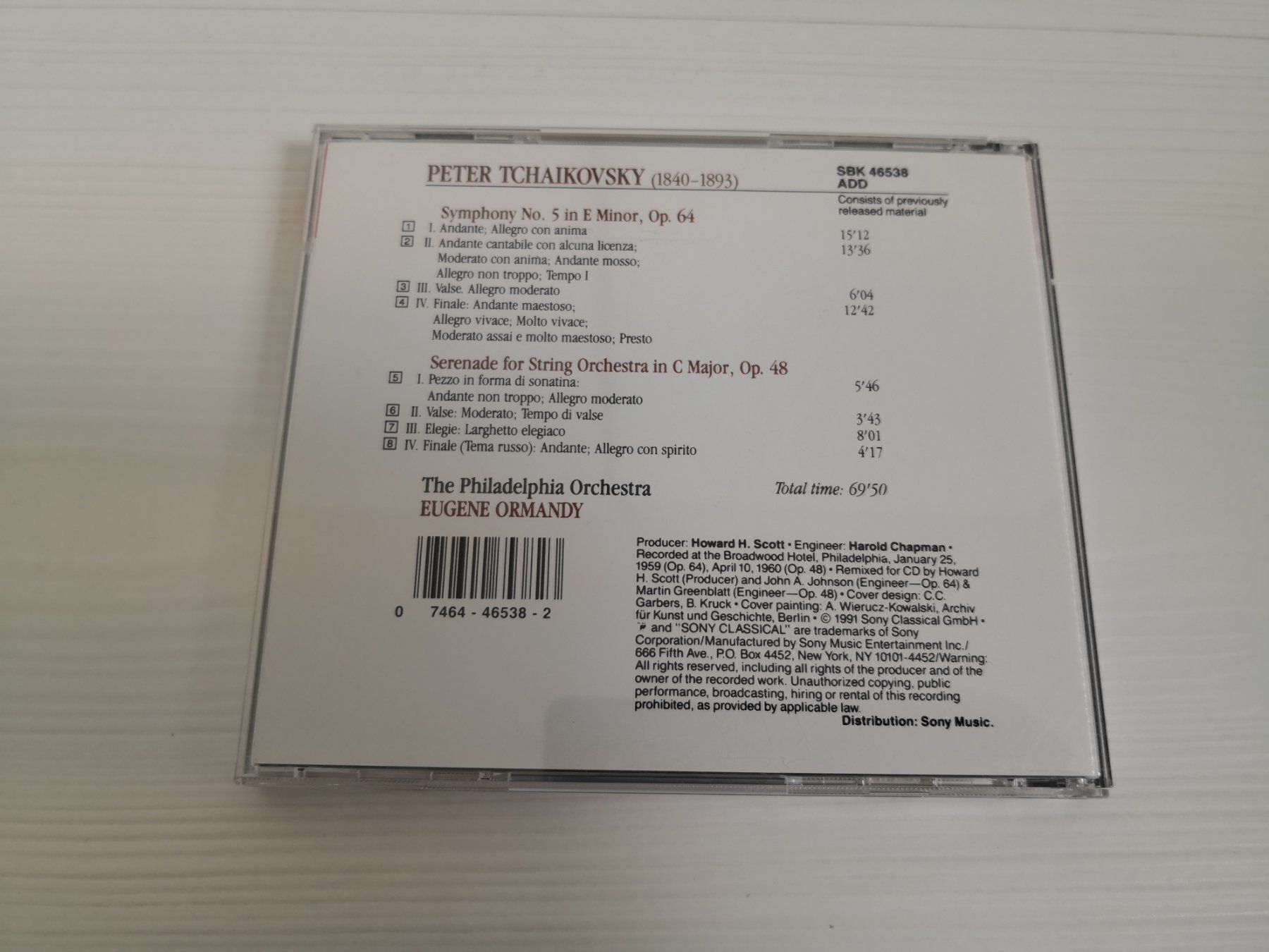CD: 🤩TCHAIKOVSKY SYMPHONY NO. 5 KLASSIK CD – Nuovo (secondo la descrizione) da Olten venduto da Naja-Twins-Twins 1