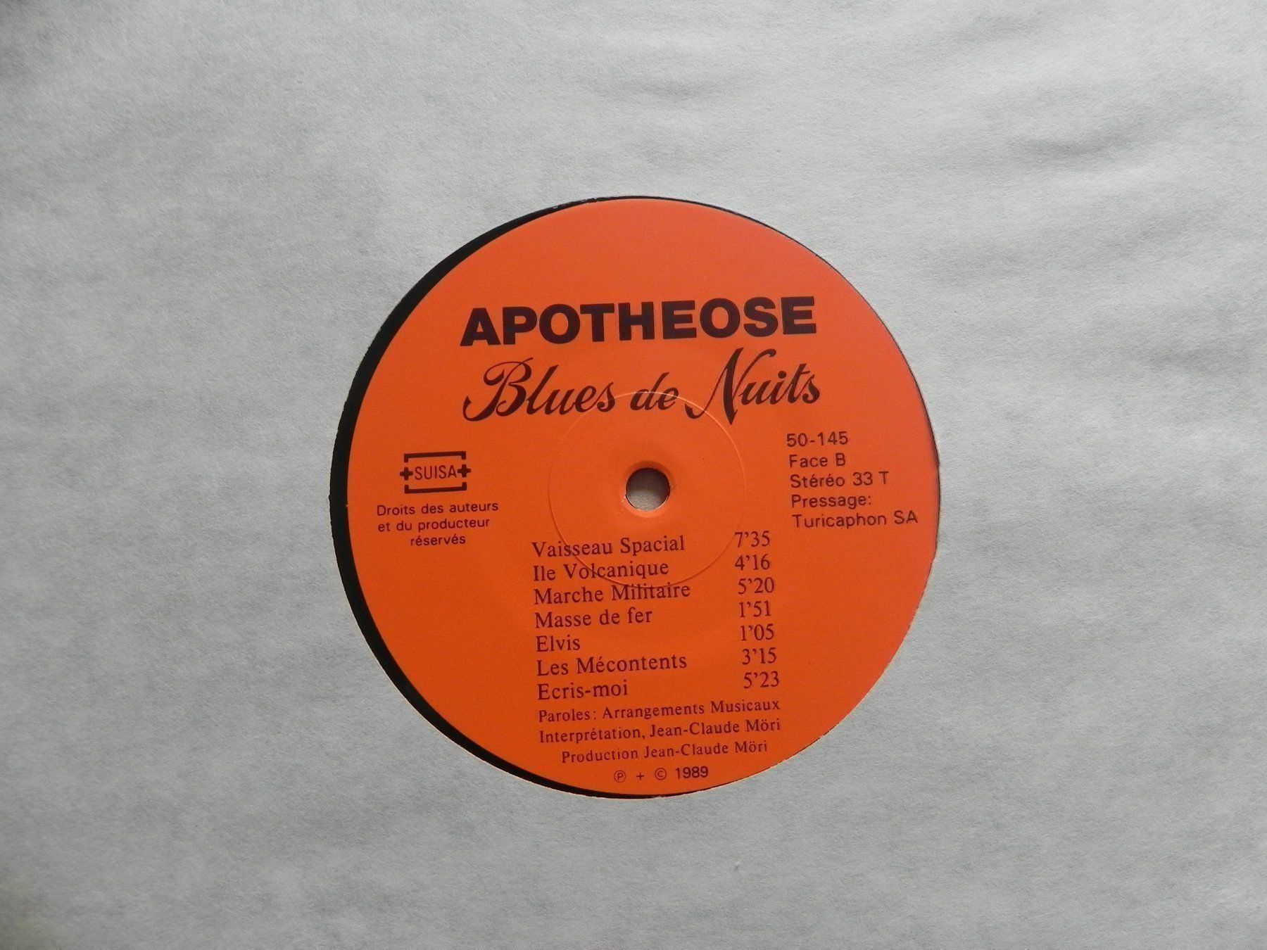 Dischi in vinile: LP Genéve Schweiz Apotheose Möri Blues – Usato da Siebnen venduto da krimsie 2