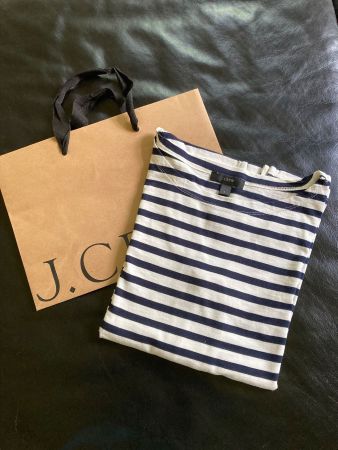 J. CREW TOP, GR. S/M, BAUMWOLLE, NEU, DER KLASSIKER!