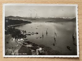 Alte Ansichtskarte Lausanne-Ouchy 1939 frankiert Vevey