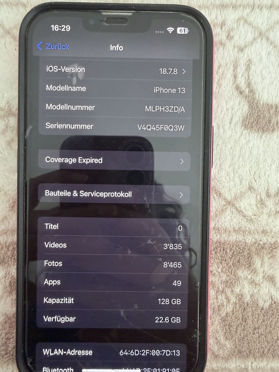 Apple Handys / Smartphones: Gebrauchtes iPhone 13  – Gebraucht aus Rütihof von liv_k2bp 3