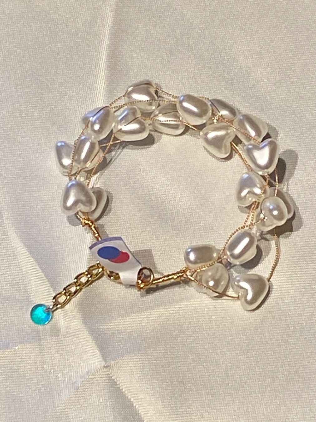 Armbänder & -reifen: PERLEN HERZEN ARMBAND-PEARL -WEISS – Neu und originalverpackt aus Meienried von ManuelaBoutique 2