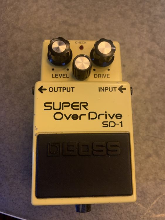 Boss Super Overdrive SD-1 vintage 80’s 1