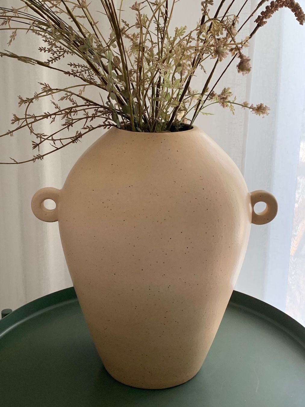 Vasen & Gefässe: Grosse bauchige Vase Keramik hell beige gelb – Gebraucht aus Nussbaumen AG von HelenaDavid1910