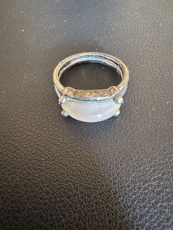 CHATEAU D'ARGENT 925 Sterling Silver Vintage Lab Sapphire & Ruby Ring Size 5.25