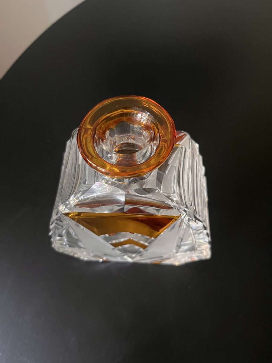 Caraffe: Art Deco Kristall Dekanter oder Whiskey Karaffe – Usato da Zürich venduto da Nowstalgia 3