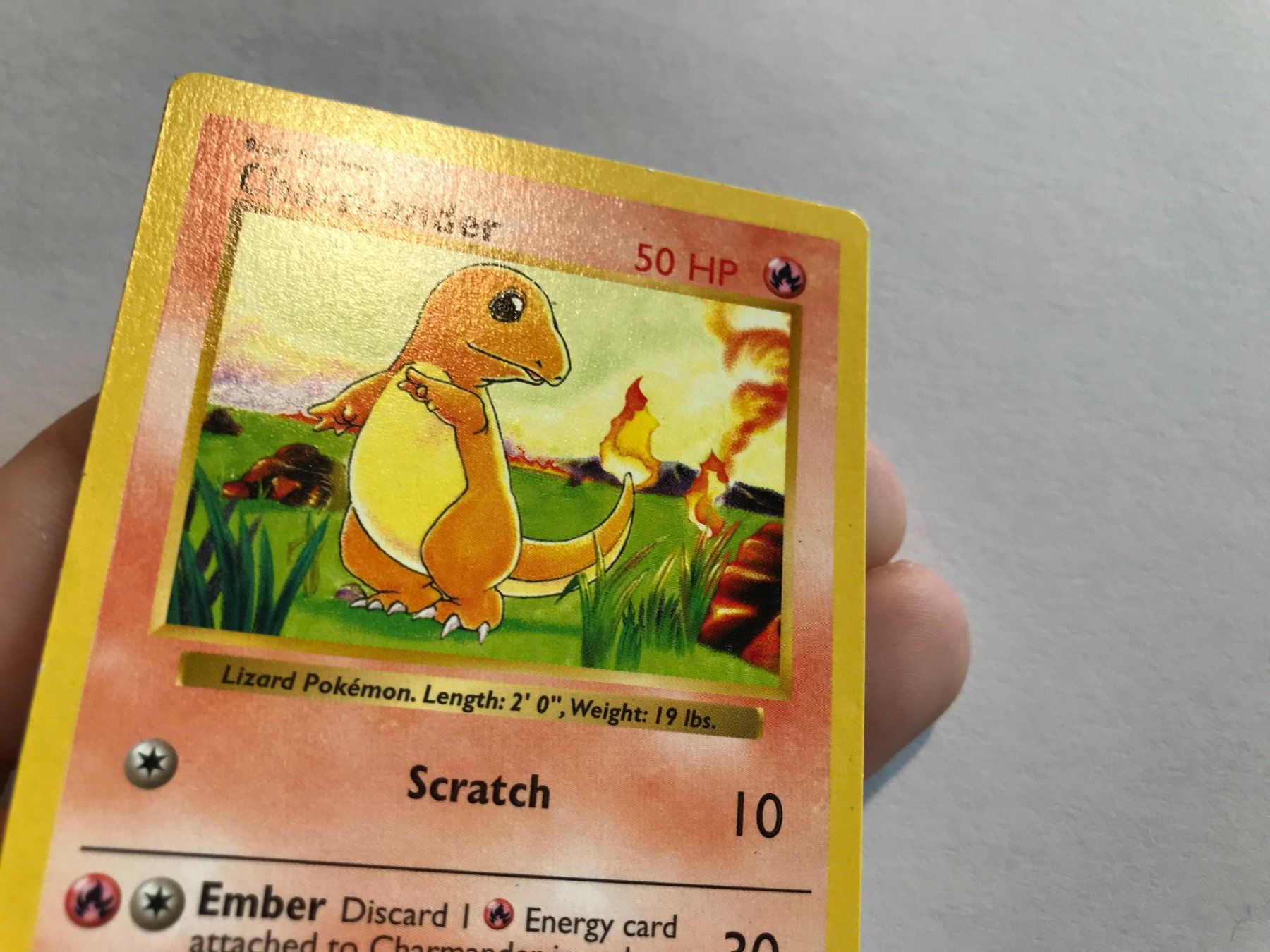 Pokémon Cartes à collectionner: Charmander non holo Shadowless Base EN – D'occasion à Hagendorn par Pokecollectorch 4