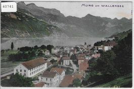 Murg am Wallensee - Bahnhofquartier - coloriert