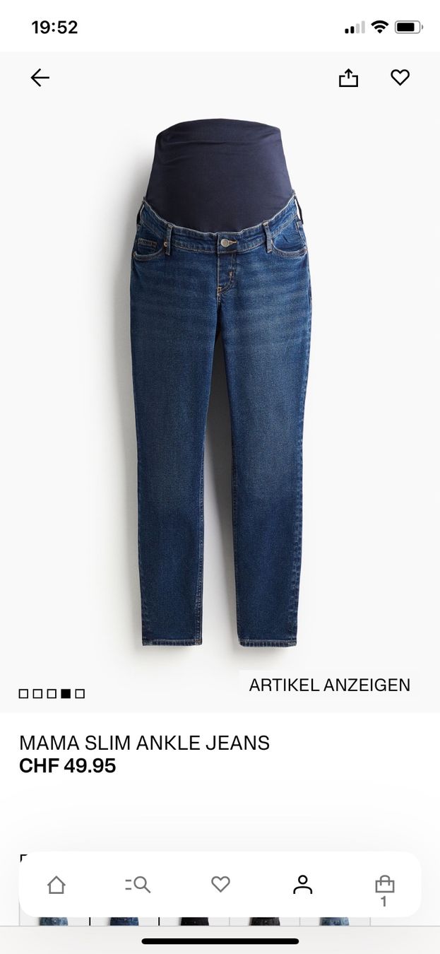H&M Jeans: Umstandshose Jeans L – Gebraucht aus Lenggenwil von Coco1 3