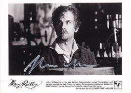 John Malkovich - altes, orig. sign. Halbgrossfoto
