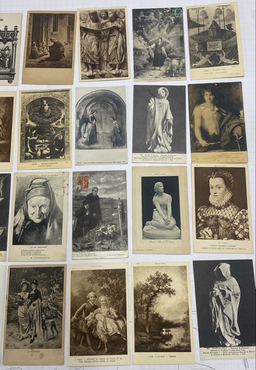 Cartes postales: 280 Cartes postales anciennes Tableaux Alte Ansichtskarten – D'occasion à Basel par ste_rth9 2