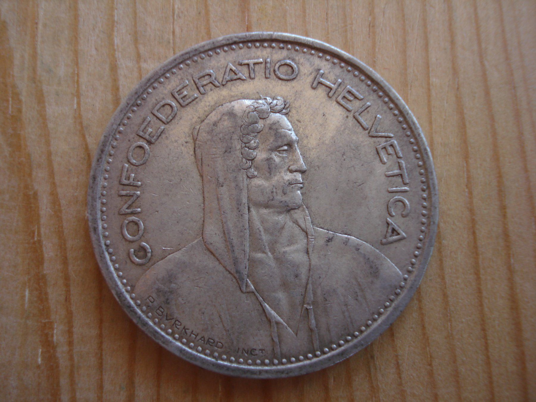 Tutti le monete: (P2) 5 Franken 1950 – Usato da Erlach venduto da Net-Coins 1