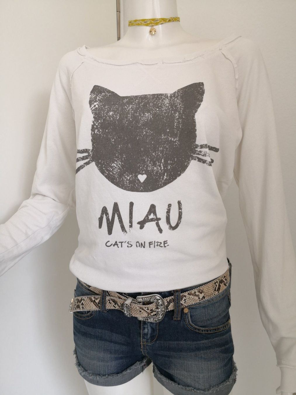 Mango Pulls & Sweat-shirts: 🤩MANGO MIAU PULLOVER WEISS & D&G P. – Neuf (Voir description) à Olten par Naja-Twins-Twins 5
