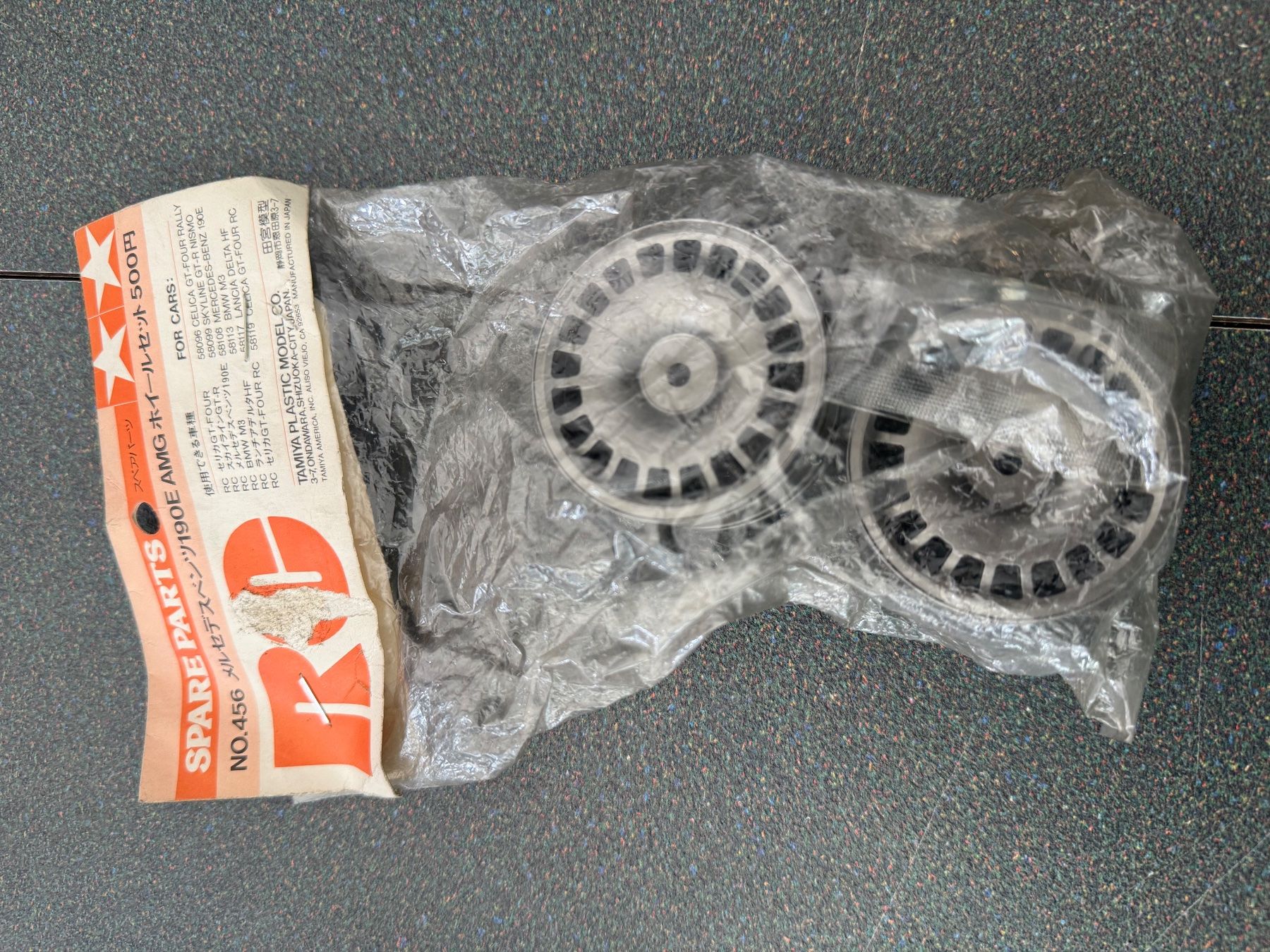 Tamiya RC Modellbau: Tamiya Vintage 456 190 AMG Wheels – Neu (gemäss Beschreibung) aus Chiasso von Carrara-Modellismo