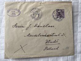 Altes Couvert Schweden FDC Göteborg 1946