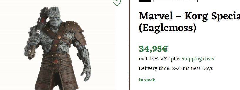 Marvel Figuren: MARVEL Korg - Special Edition -  EAGLEMOSS – Neu und originalverpackt aus Pambio Noranco von Pol69 3