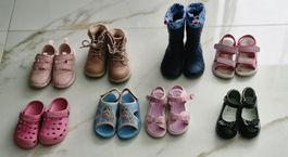 Mädchen Schuhe Paket, Grösse 24-25, Top Zustand!