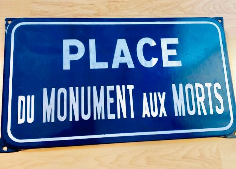 Plaque De Rue émaillée Humoristique – COUR DES MIRACLES