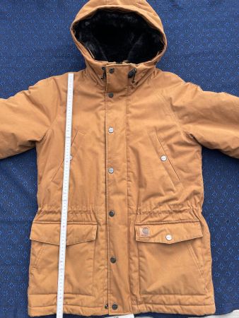 Carhartt Parka braun mit Kapuze, gebraucht, guter Zustand