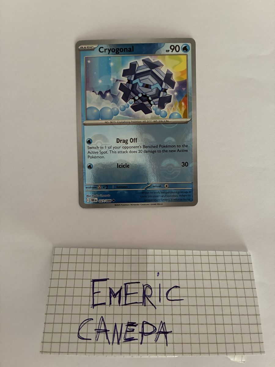 Pokémon Carte collezionabili: Cryogonal EN pokeball  – Nuovo (secondo la descrizione) da St-Aubin-Sauges venduto da Mdwischh98